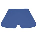 vidaXL Toit de rechange de balançoire bleu 150/130x105/70 cm