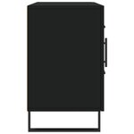 vidaXL Buffet noir 100x36x60 cm bois d'ingénierie