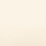 vidaXL Chaise longue avec coussins et traversin crème velours