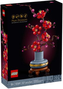 LEGO Botanicals - Icons LEGO - Fleurs de Prunier - 10369 : Décoration Florale à Construire pour Adultes