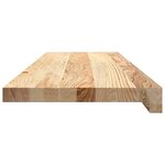 vidaXL Marches d'escalier 8 Pièces non traité 80x30x2cm bois chêne massif