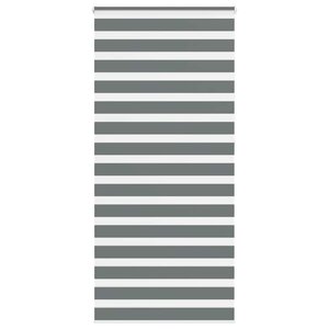 vidaXL Store zèbre gris foncé largeur du tissu 110 9 cm polyester