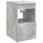 vidaXL Armoire de salle de bain Gris béton 30 x 44 5 x 50 cm