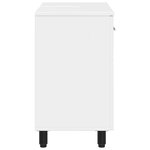 vidaXL Unité de vanité de salle de bain Blanc brillant 60 x 35 x 60 cm