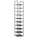 vidaXL Étagère à chaussures 10 niveaux 33x33x174 cm tissu non-tissé