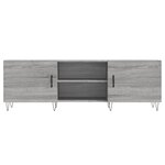 vidaXL Meuble TV sonoma gris 150x30x50 cm bois d'ingénierie