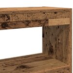 vidaXL Meuble de rangement /Séparateur de pièce - Bois rustique - 100x30x103cm - Bois d'ingénierie