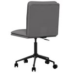vidaXL Chaises à manger lot de 2 gris similicuir