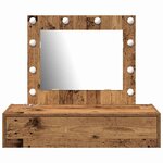 vidaXL Table de Toilette Marron 83 x 40 x 70 cm Bois d'ingénierie