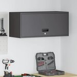 vidaXL Armoire murale pour garage Noir 80 x 33 x 35 cm