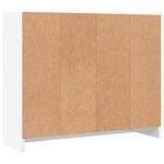 vidaXL Buffet blanc 91x28x75 cm bois d'ingénierie
