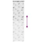 vidaXL Store enrouleur de douche avec cassette largeur du tissu 66 cm