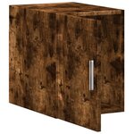 vidaXL Armoire murale chêne fumé 30x42 5x40 cm bois d'ingénierie