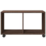 vidaXL Armoire roulante chêne marron 72x33x42 5 cm bois d'ingénierie