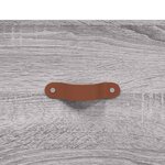 vidaXL Table basse Sonoma gris 50x50x40 cm Bois d'ingénierie