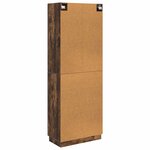 vidaXL Ensemble de Meubles 2 Pièces Chêne fumé 66 x 34 5 x 87 cm
