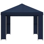 vidaXL Pavillon 4 × 3 m Bleu Polyester et Acier 190 gsm