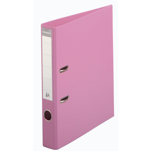 Classeur à levier PVC A4 dos de 50mm Rose EXACOMPTA
