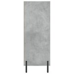 vidaXL Armoire à étagères gris béton 69 5x32 5x90 cm bois d'ingénierie