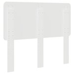vidaXL Tête de lit Blanc Brillant 120 cm Bois d'ingénierie