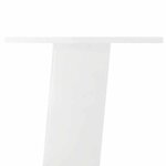 vidaXL Pieds de table basse 4 pièces Blanc 30 cm Acier