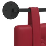 vidaXL Tête de lit suspendue Bordeaux Simili cuir