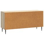 vidaXL Meuble TV Chêne Sonoma 102 x 34 5 x 50 cm Bois d'ingénierie