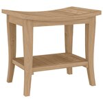 vidaXL Table d'appoint de salle de bain 50x35x45cm bois de teck solide