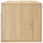 vidaXL Armoire murale chêne sonoma 100x36 5x35 cm bois d'ingénierie