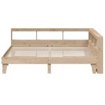 vidaXL Lit bibliothèque sans matelas 180x200 cm bois massif de pin