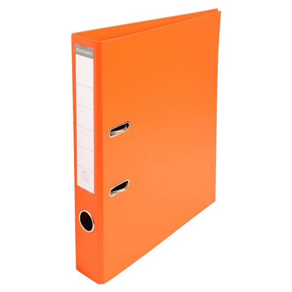 Classeur à levier PVC A4 dos de 50mm - Orange x 10 EXACOMPTA