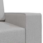 vidaXL Canapé Lit au Sol 2-en-1 Gris Nuage 245x150x60 5 cm Tissu