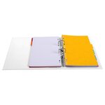 Classeur à levier PVC Premium dos de 70mm blanc EXACOMPTA