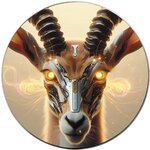 Pièce de monnaie en Argent 1 Dollar g 31.1 (1 oz) Millésime 2025 Cyber Preys GAZELLE