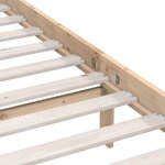 vidaXL Cadre de lit sans matelas bois de pin massif