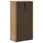 vidaXL Armoire latérale ODDA 40x24x79 cm bois massif pin