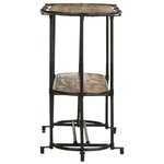 vidaXL Table console 110x42x76 cm bois massif de récupération