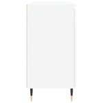 vidaXL Buffet blanc 101 5x35x70 cm bois d'ingénierie