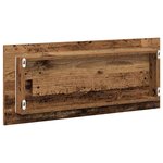 vidaXL Miroir Bois ancien 90 x 8.5 x 37 cm Bois d'ingénierie