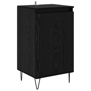 vidaXL Buffet Chêne noir 40 x 35 x 70 cm Bois d'ingénierie
