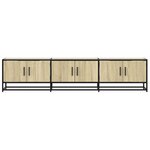 vidaXL Meuble TV chêne sonoma 180x35x41 cm bois d'ingénierie