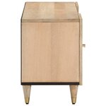 vidaXL Meuble TV 105x33x46 cm Bois massif de manguier
