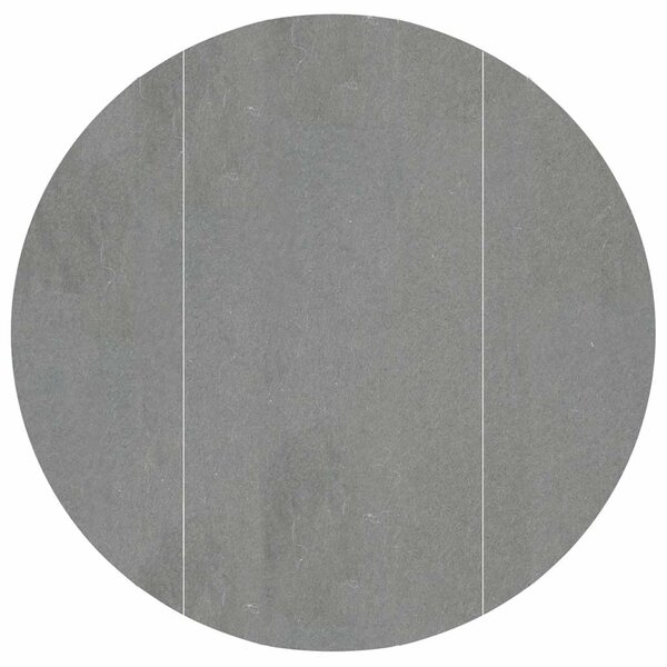 vidaXL Bâche de piscine gris clair Ø306 cm géotextile polyester