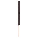 vidaXL Tête de lit LED Marron foncé 100 cm Tissu