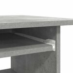 vidaXL Bureau Gris béton 80x45x74 cm Bois d’ingénierie