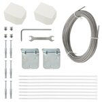 vidaXL Écran de balcon Rouge 140x240 cm Tissu Oxford