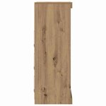vidaXL Buffet chêne artisanal 60 5 x 37 x 100 cm Bois d'ingénierie