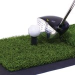 Sklz tapis de frappe de golf launch pad vert