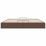 vidaXL Cadre de lit ottoman sans matelas marron 180x200 cm similicuir