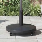 vidaXL Base de parasol extérieur Gris foncé 48 x 48 x 32 cm